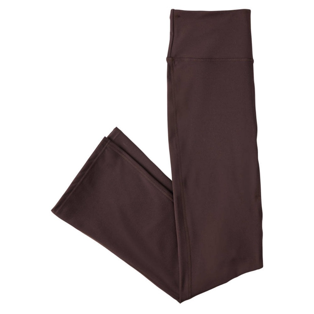 Brown Flare Leg Yoga Pants